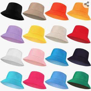 Kids Plain Bucket Hat